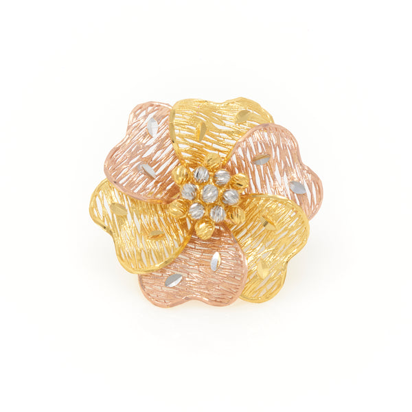 22K Tri-Color Turkish Ring