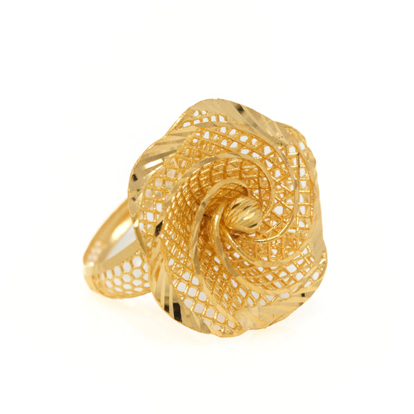 22K Turkish Whirl Flower Ring