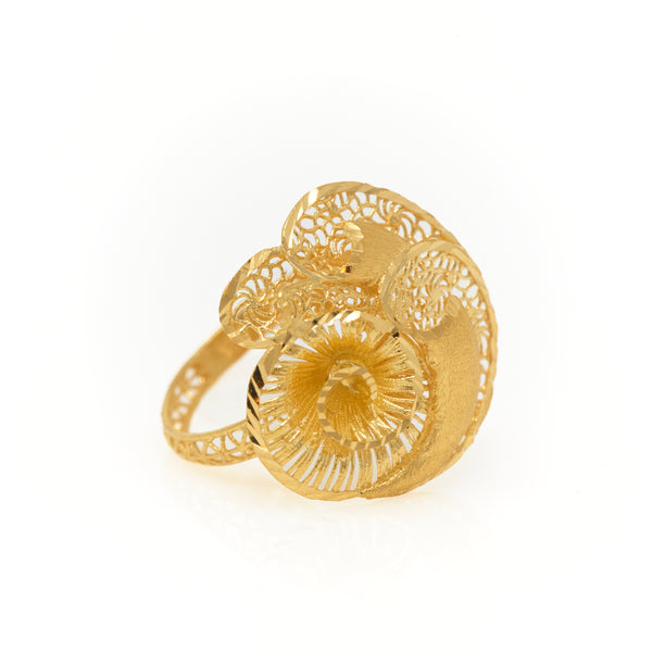 22K Turkish Spiral Ring