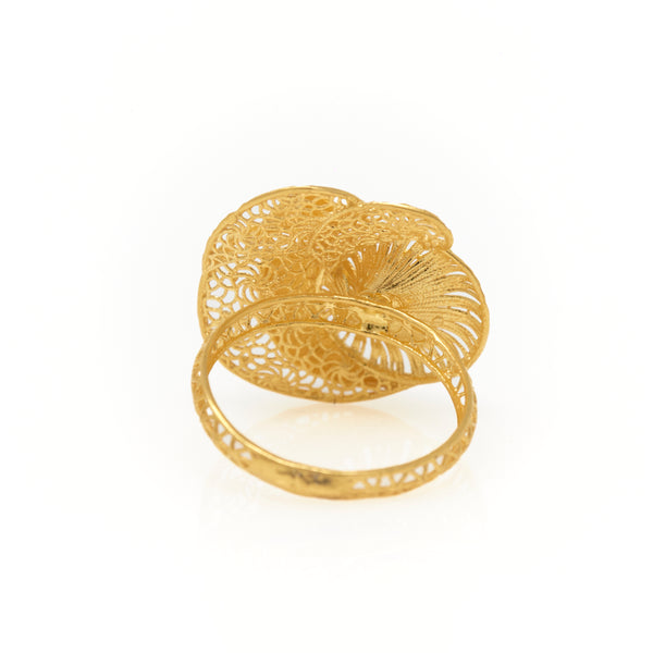 22K Turkish Spiral Ring