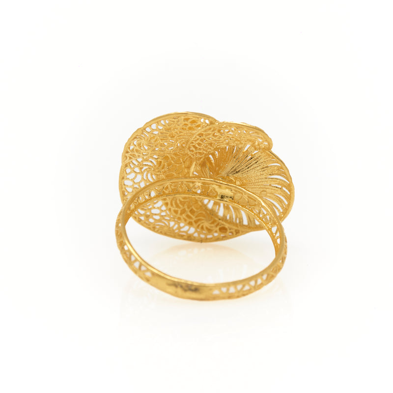22K Turkish Spiral Ring