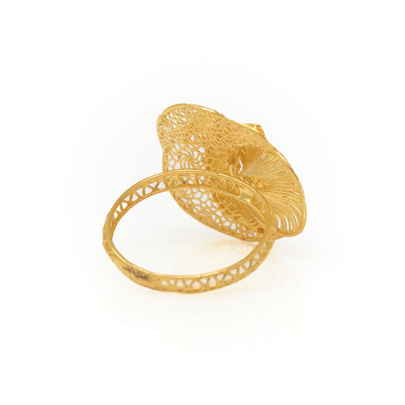 22K Turkish Spiral Ring
