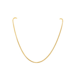 22K YELLOW GOLD ROUNDED NECKLACE