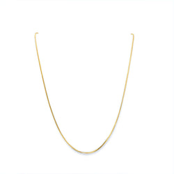 22K YELLOW GOLD MODEST NECKLACE
