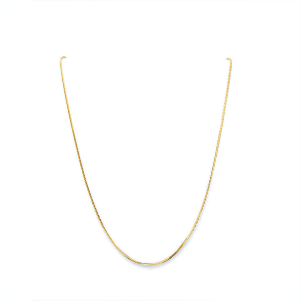 22K YELLOW GOLD MODEST NECKLACE