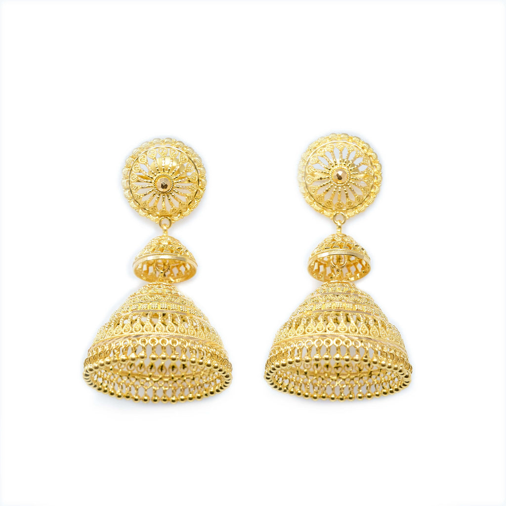 Latest & Trendy Gold Jhumka Earring || Pakistani & Indian Jhumka Designs  Collection | Gold jhumka earrings, Jhumka designs, New gold jewellery  designs